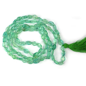 Green Apatite Crystal Mala | Natural Healing Gemstone Necklace for Growth & Abundance