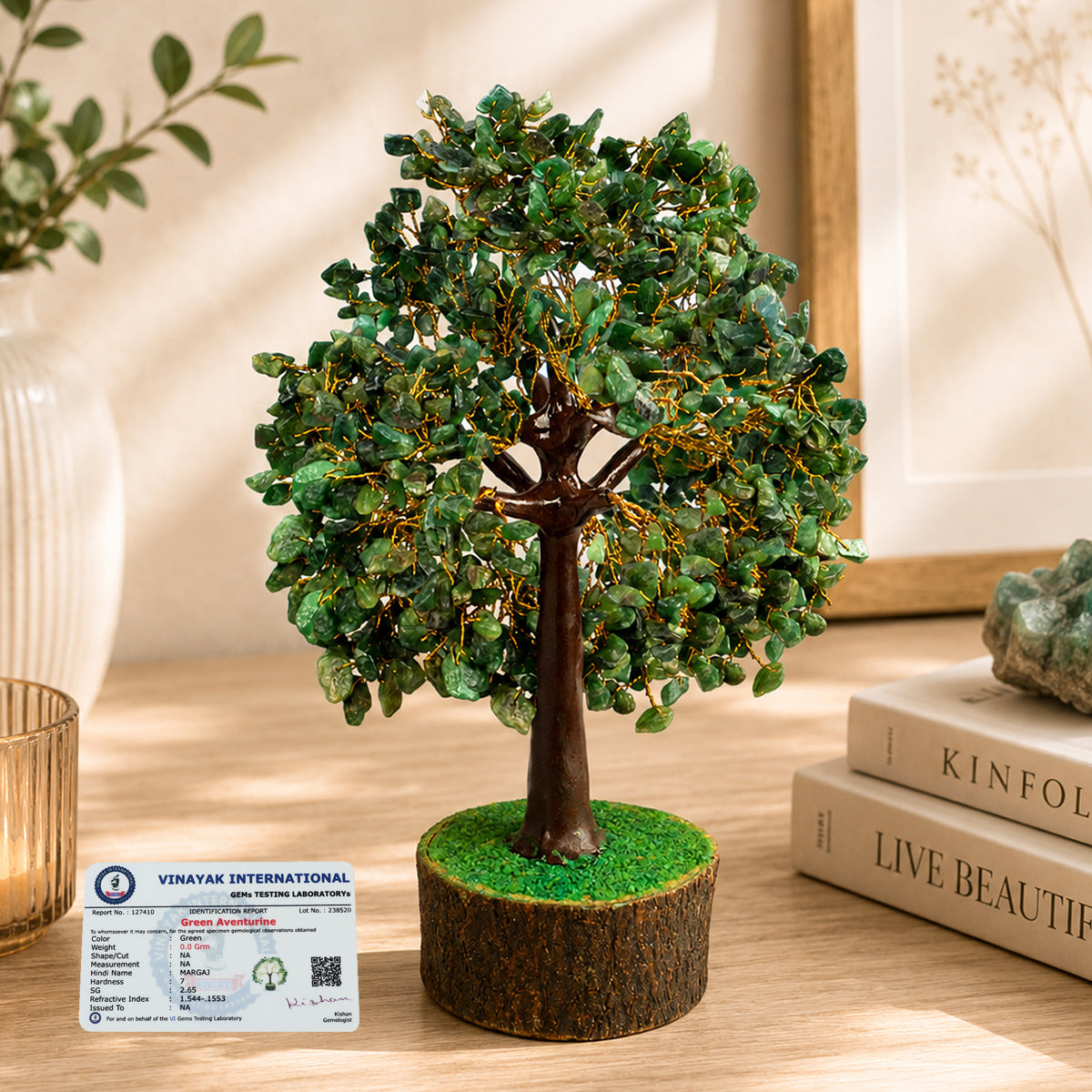 Natural Crystal Stone Tree 500 Beads