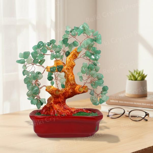 Natural Crystal Tree, Good Luck and Positive Energy, Feng shui Showpiece for Living Room, Natural Healing Gemstones Money, Lucky Tree for Good Luck