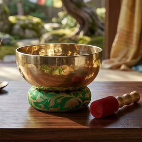 Handmade Tibetan Singing Bowl Set
