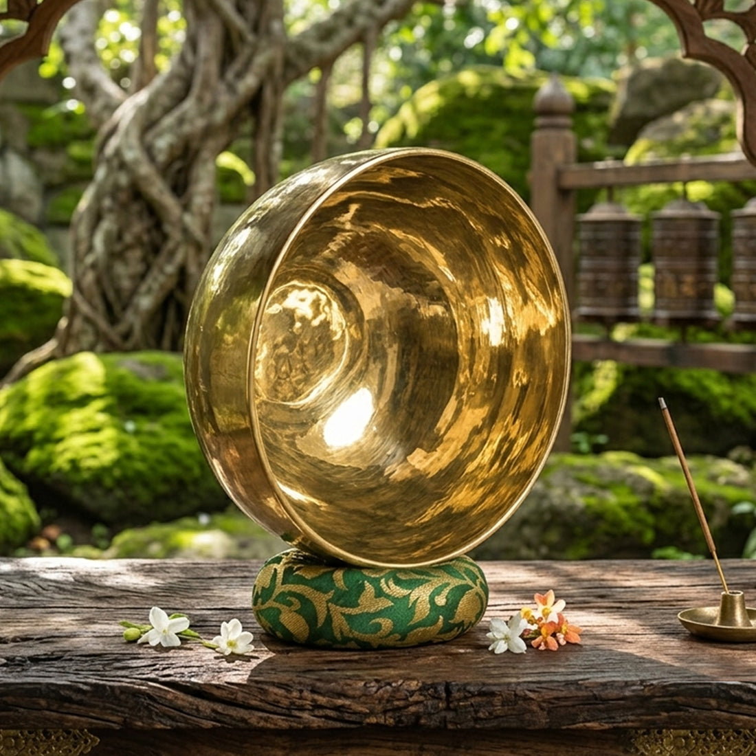 Handmade Tibetan Singing Bowl Set