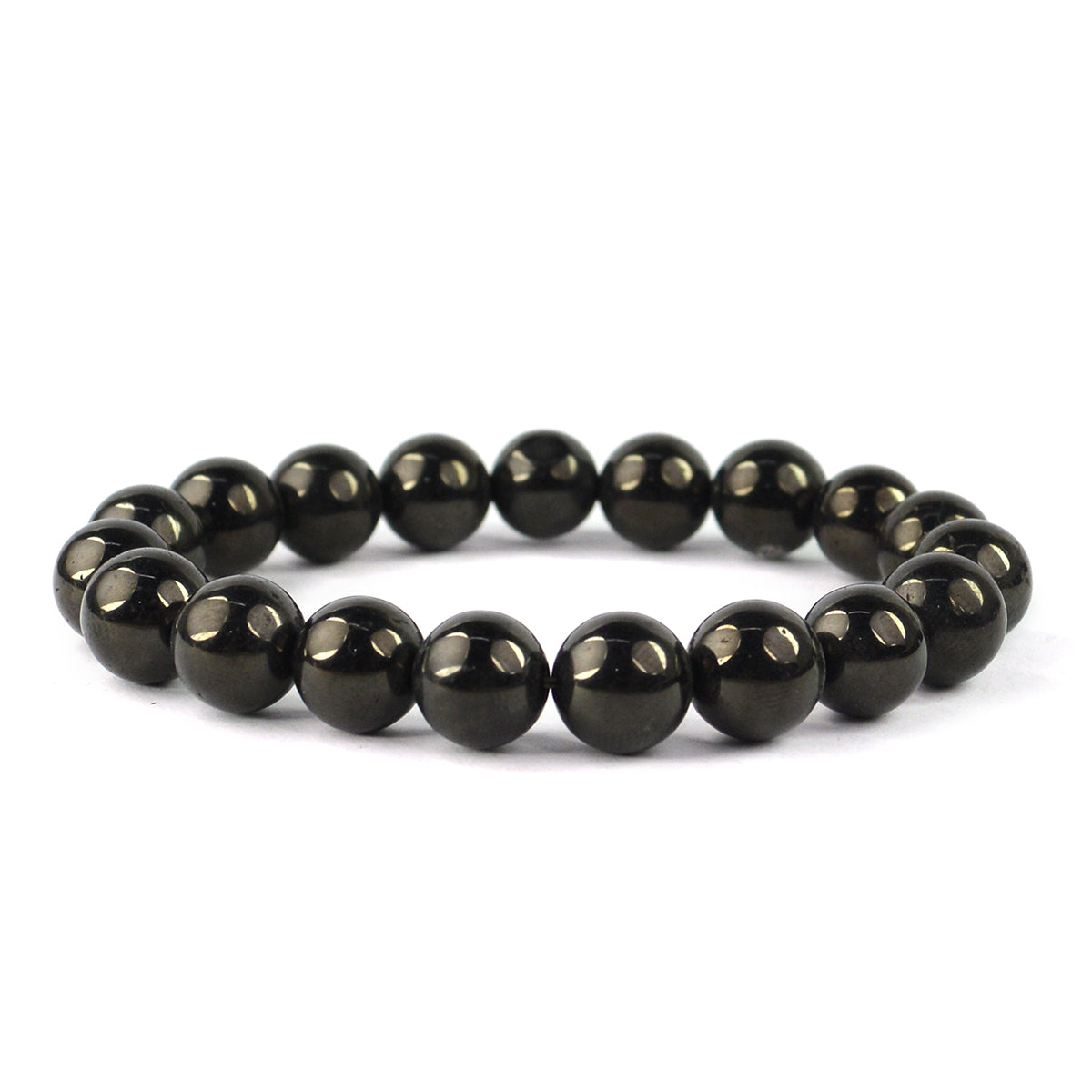 Jet Crystal Bracelet | Natural Healing Gemstone Bracelet for Protection & Purification