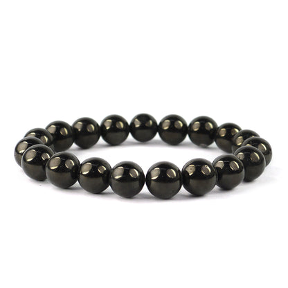 Jet Crystal Bracelet | Natural Healing Gemstone Bracelet for Protection & Purification