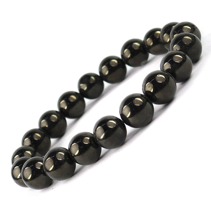 Jet Crystal Bracelet | Natural Healing Gemstone Bracelet for Protection & Purification
