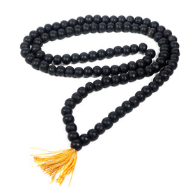 Original Karungali Wood Mala 108 Beads 10 mm Prayer Necklace