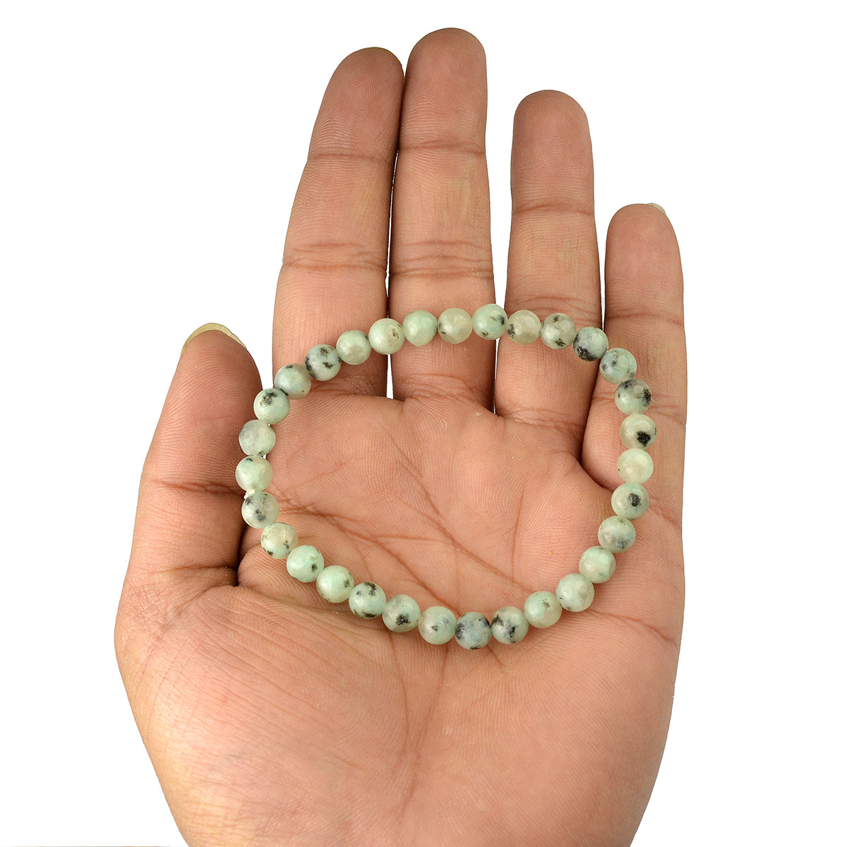 Kiwi Moonstone Crystal Bracelet | Natural Healing Gemstone Bracelet for Balance & Intuition