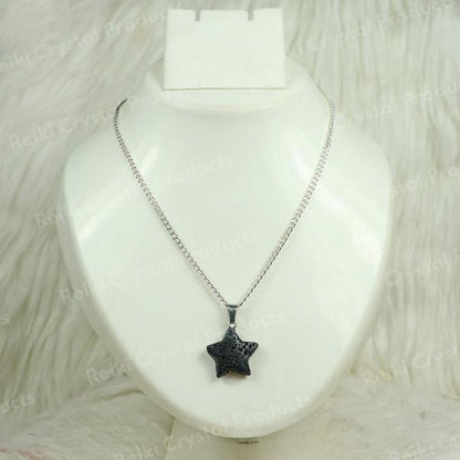 Natural Gemstone Star Shape Pendant for Positive Energy