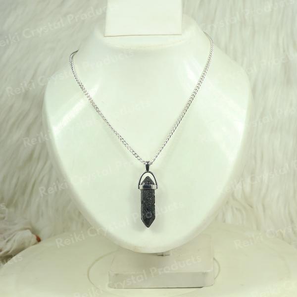 Natural Gemstone Pencil Shape Pendant Spiritual Jewelry