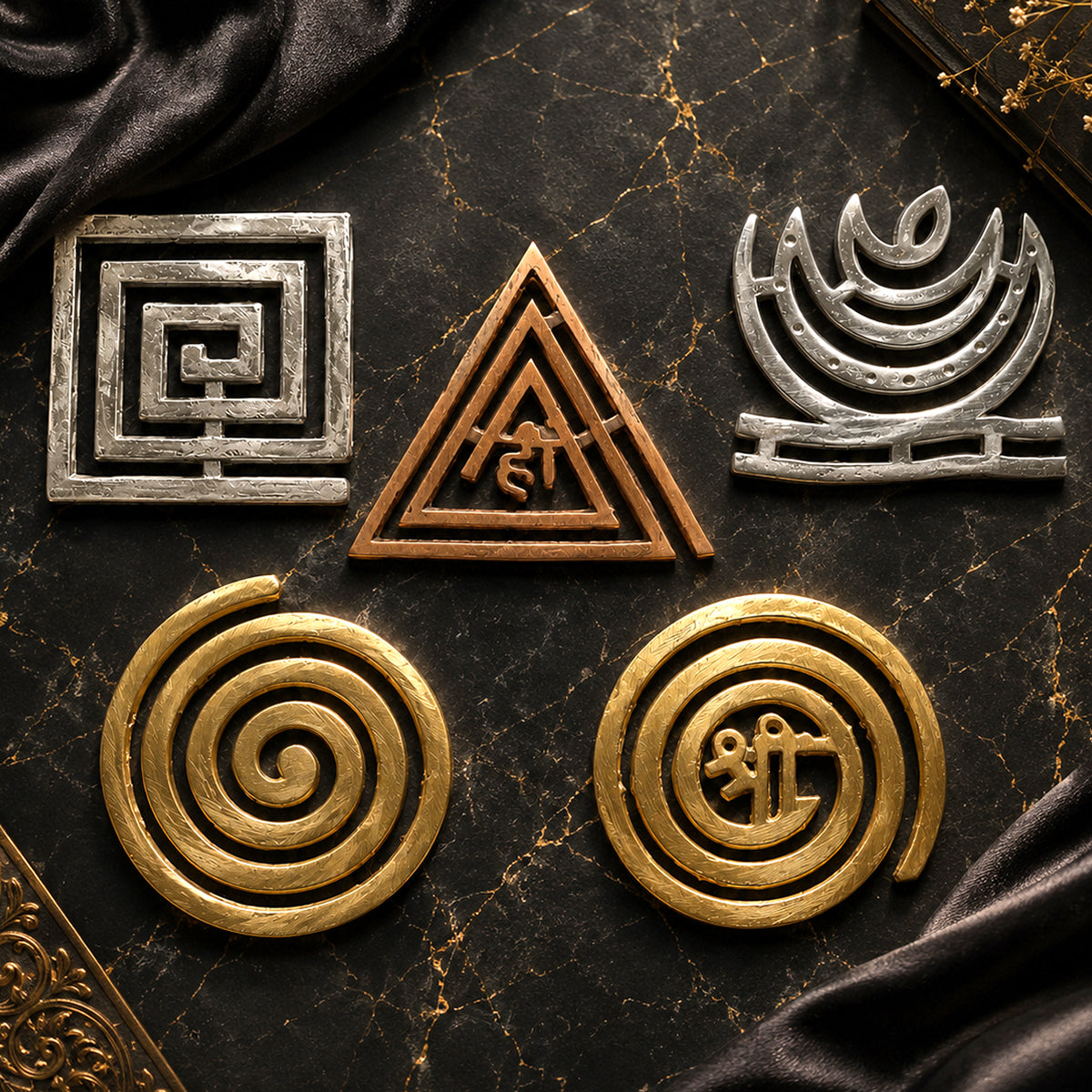 Lead Copper Aluminium Brass Helix Set