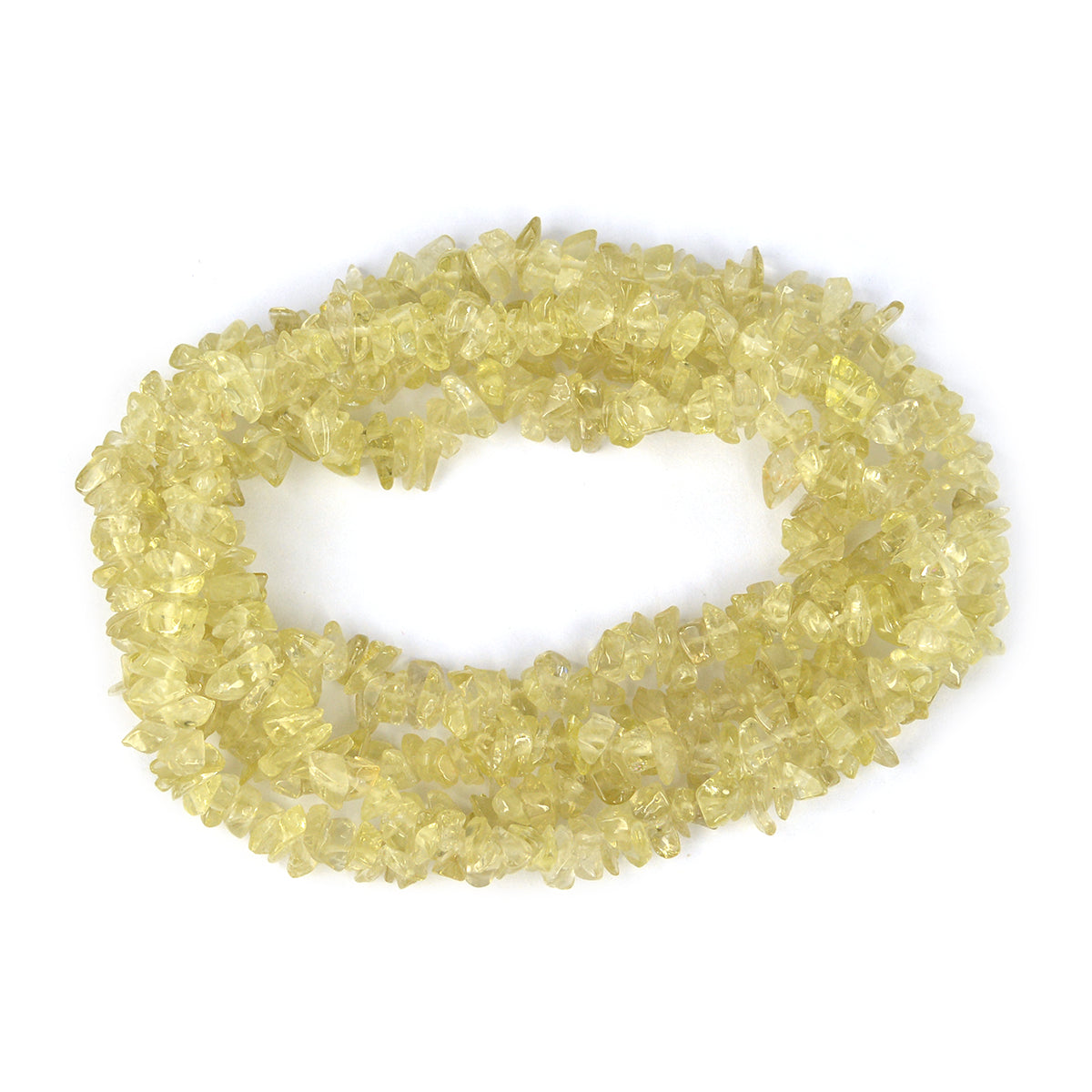 Lemon Quartz Crystal Mala | Natural Healing Gemstone Necklace for Clarity & Positivity