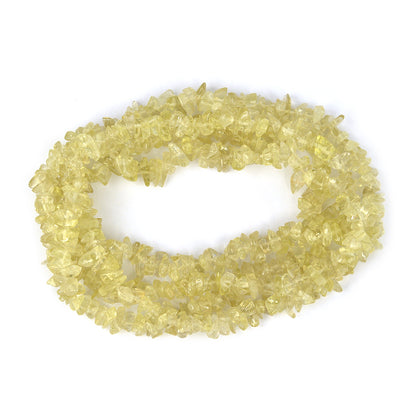 Lemon Quartz Crystal Mala | Natural Healing Gemstone Necklace for Clarity & Positivity