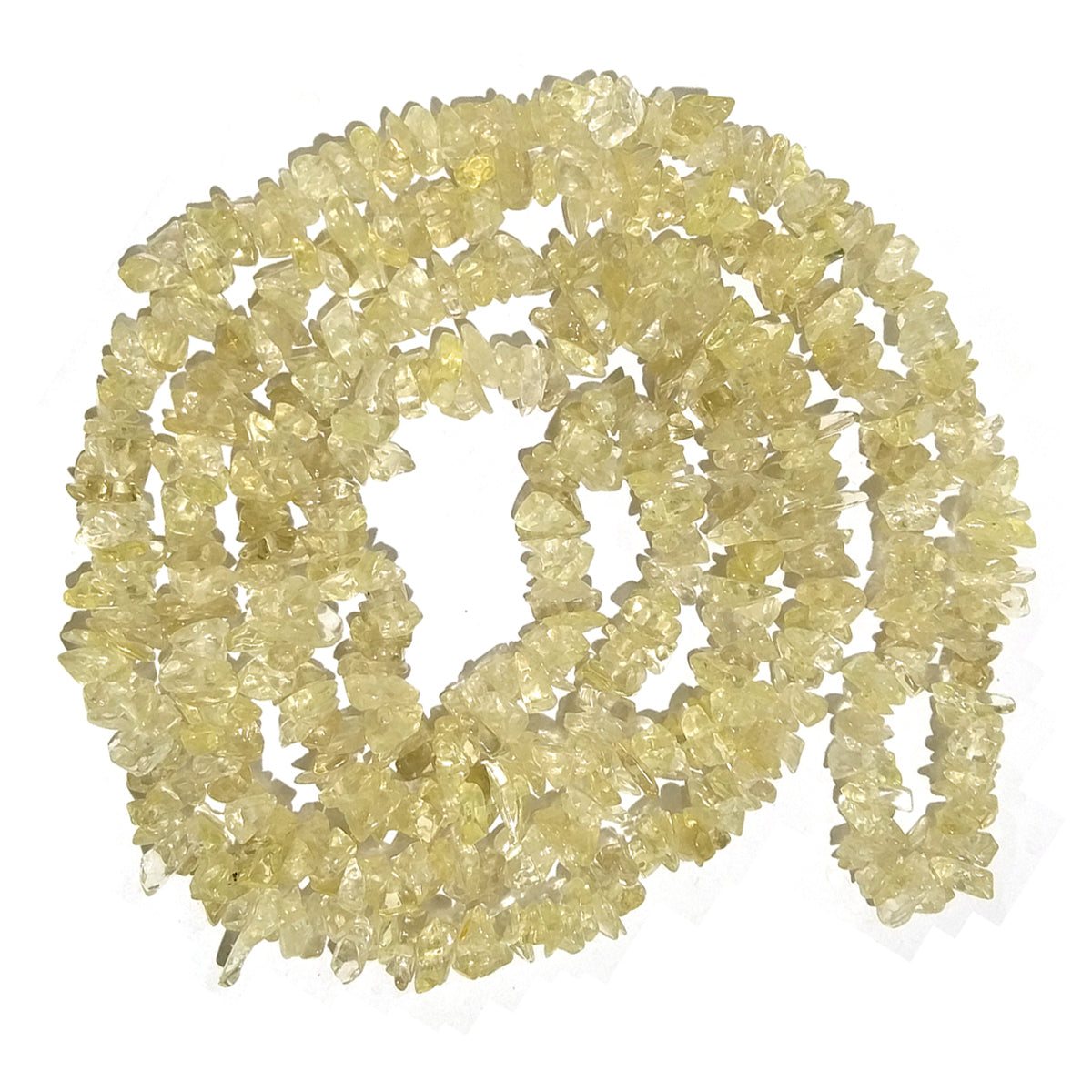 Lemon Quartz Crystal Mala | Natural Healing Gemstone Necklace for Clarity & Positivity