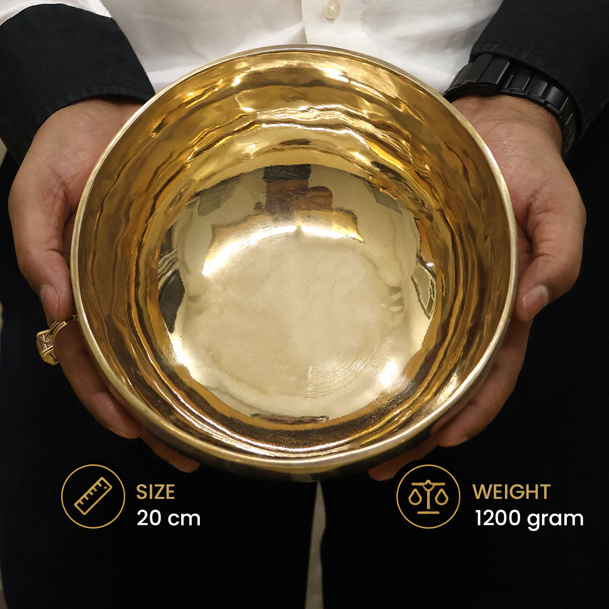 Meditation Bowl with Cushion