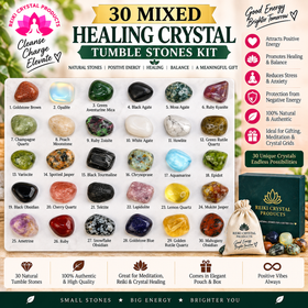 Mixed Healing Crystal Tumble Stones Kit