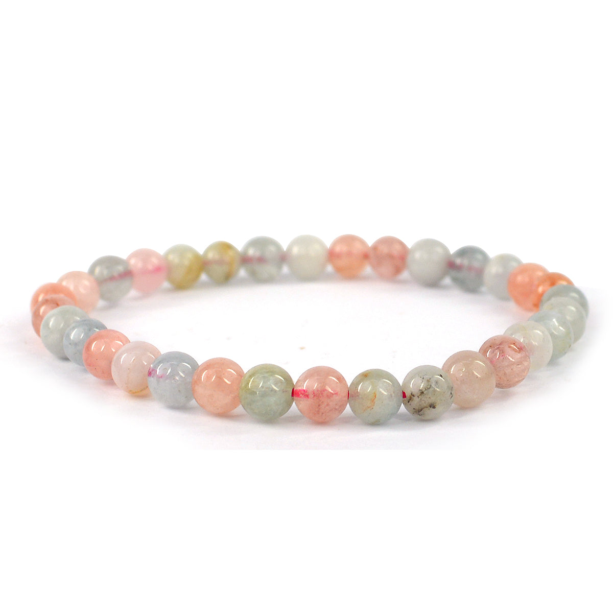 Morganite Crystal Bracelet | Natural Healing Gemstone Bracelet for Love & Compassion