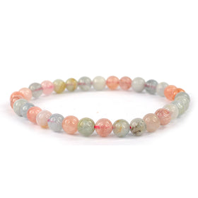 Morganite Crystal Bracelet | Natural Healing Gemstone Bracelet for Love & Compassion