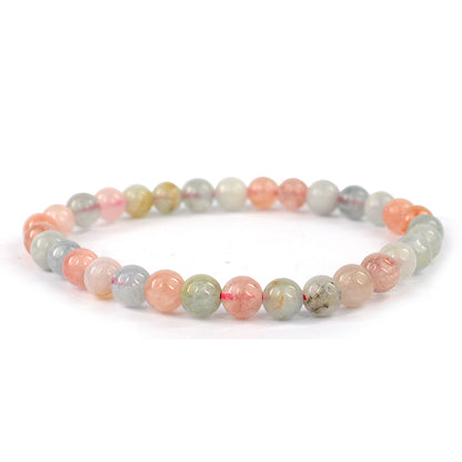 Morganite Crystal Bracelet | Natural Healing Gemstone Bracelet for Love & Compassion