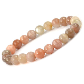 Multi Moonstone Crystal Bracelet | Natural Healing Gemstone Bracelet for Intuition & Emotional Balance