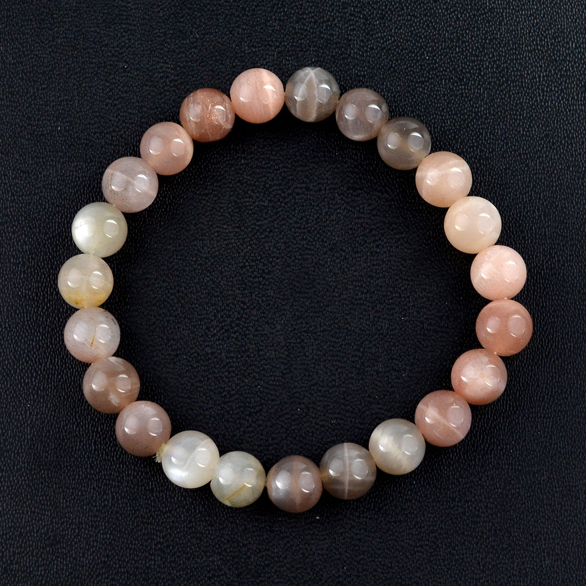 Multi Moonstone Crystal Bracelet | Natural Healing Gemstone Bracelet for Intuition & Emotional Balance