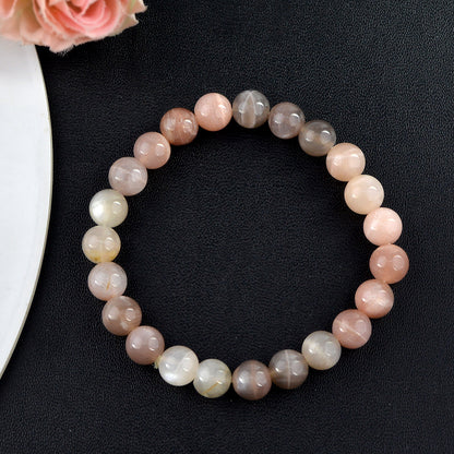 Multi Moonstone Crystal Bracelet | Natural Healing Gemstone Bracelet for Intuition & Emotional Balance