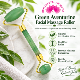 Natural Green Aventurine Facial Massage Roller for Face and Skin Care