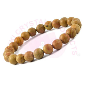 Natural Bodhi Bead 8 mm Round Bead Bracelet for Peace, Mindfulness, Spiritual Growth & Meditation | Reiki Charged Bracelet for Men & Women