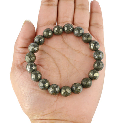 Natural Pyrite Crystal Bracelet
