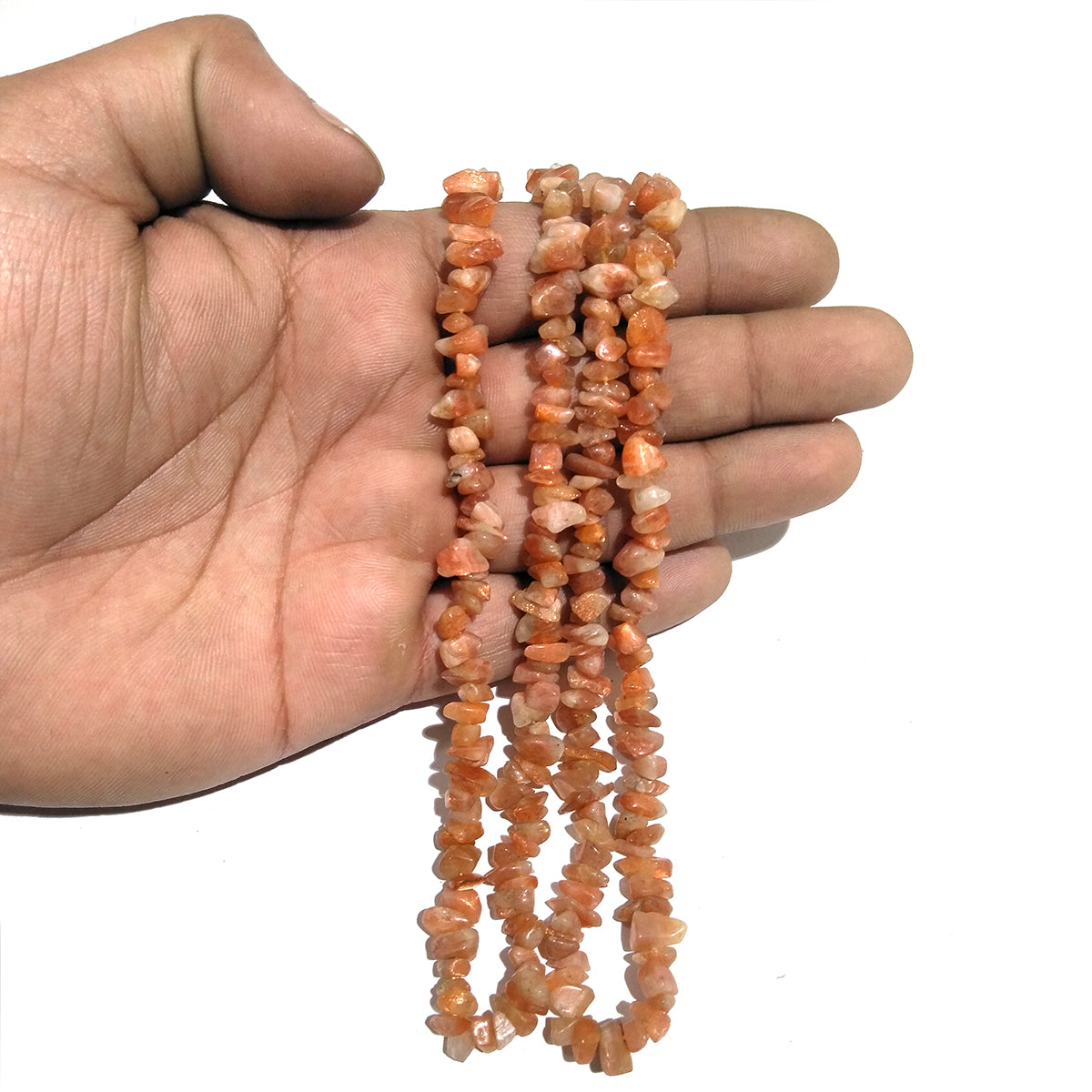 Natural Sunstone Crystal Necklace