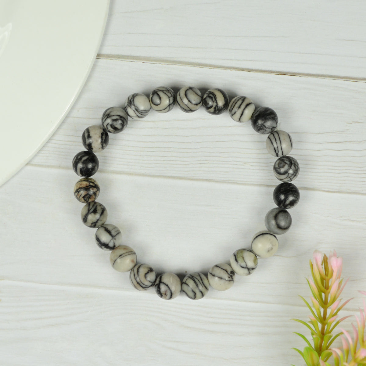 Picasso Jasper Crystal Bracelet | Natural Healing Gemstone Bracelet for Creativity & Transformation