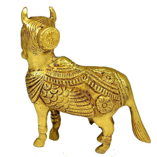 Pure Brass Kamdhenu Cow Idol