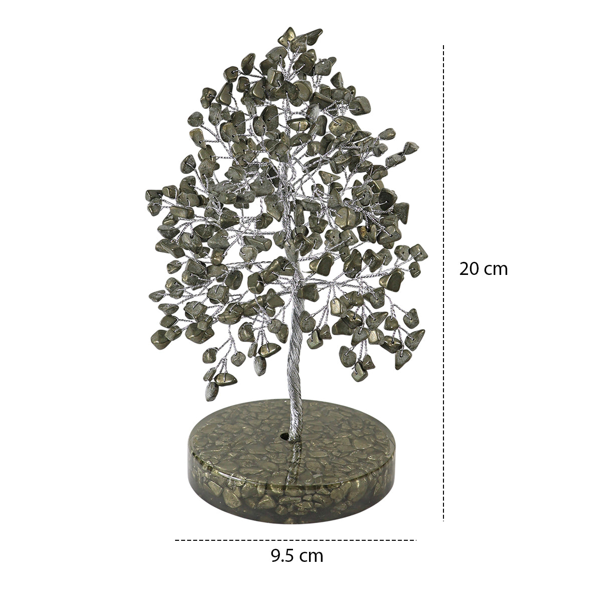 Pyrite Crystal stone Tree