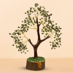 Pyrite Crystal Stone Tree | Natural Pyrite Gemstone Money Tree for Wealth, Prosperity, Abundance, Success & Positive Energy | Home Office Décor, Vastu & Feng Shui