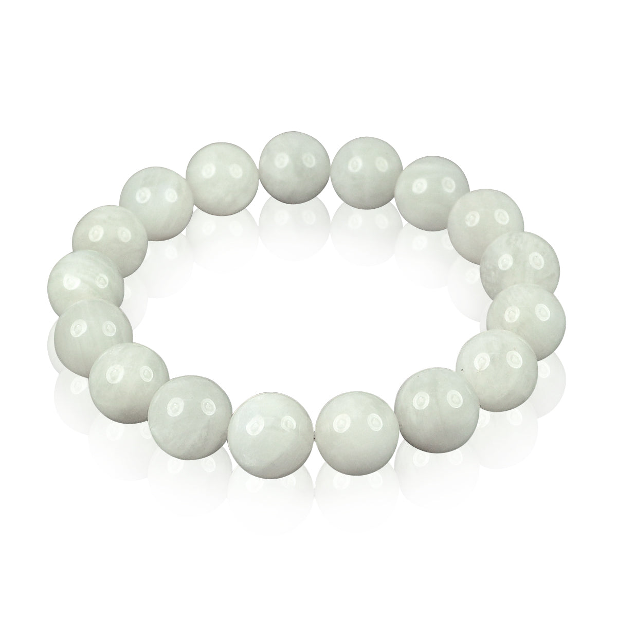 Rainbow Moonstone AAA Crystal Bracelet | Finest Natural Healing Gemstone Bracelet for Intuition & New Beginnings