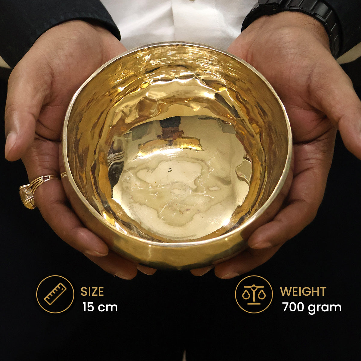 Reiki Brass Singing Bowl