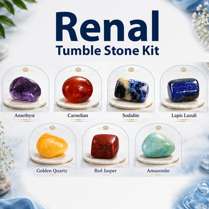 Premium Reiki Charged Healing Crystal Tumble Stone Kit for Manifestation, Chakra Balancing, Wealth, Education, Relationship, Protection, Health Booster, Stress Relief and Positive Energy Activation