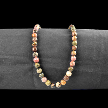8 mm Rhodonite Loose Beads for Craft and Bracelet Making