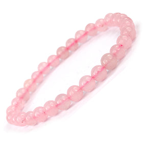 Rose Quartz Crystal Bracelet | Natural Healing Gemstone Bracelet for Love & Self-Care