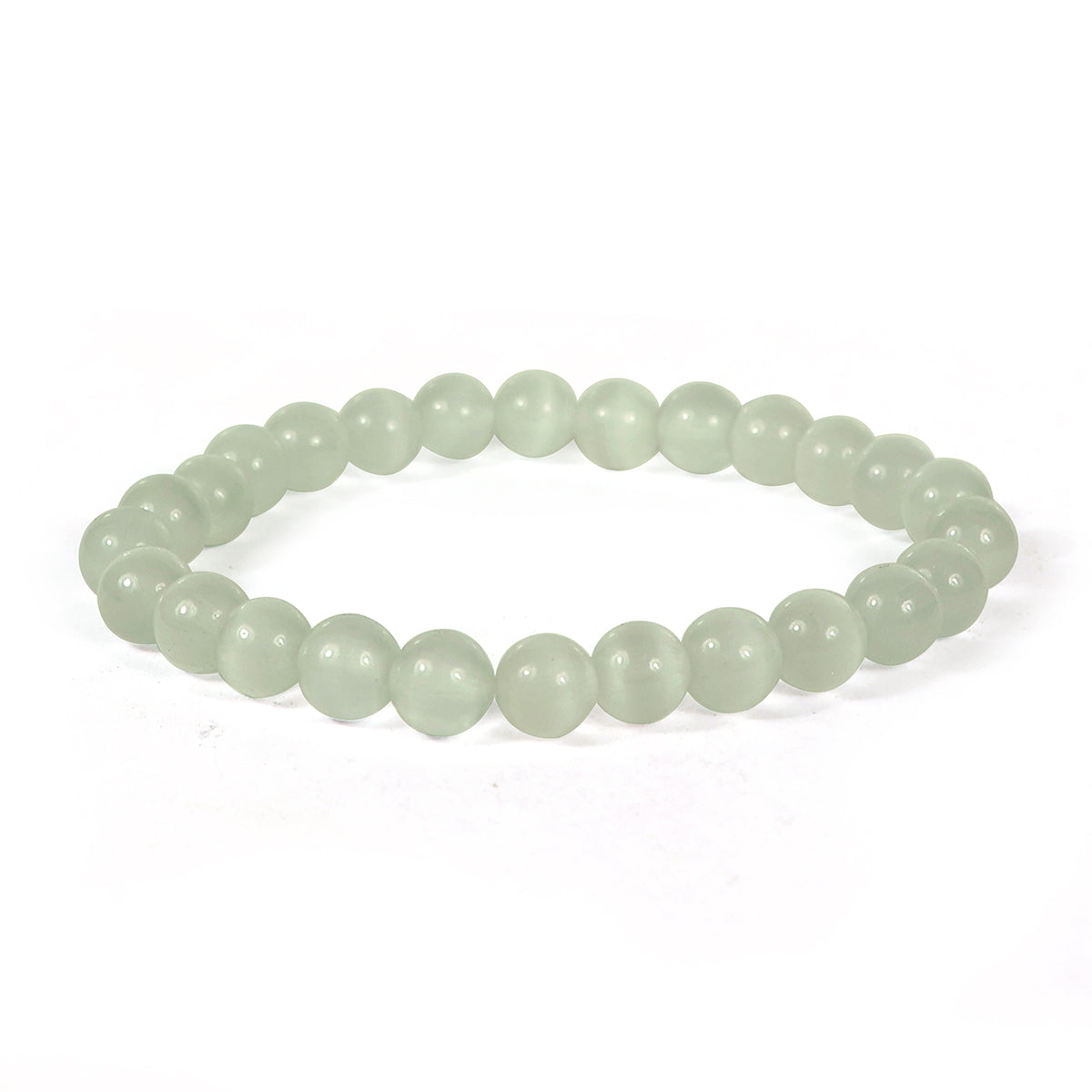 Selenite Crystal Bracelet | Natural Healing Gemstone Bracelet for Clarity & Spiritual Cleansing