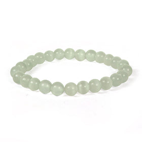 Selenite Syn Crystal Bracelet | Natural Healing Gemstone Bracelet for Clarity & Cleansing