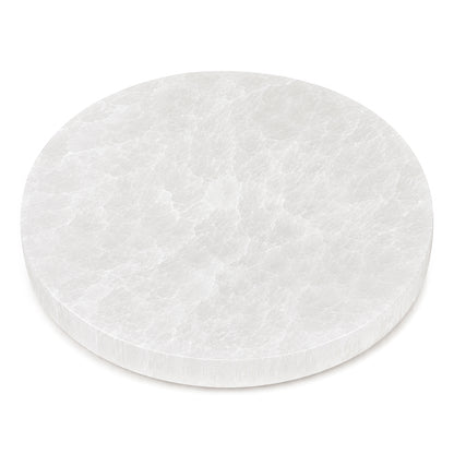 Selenite Round Charging Plate