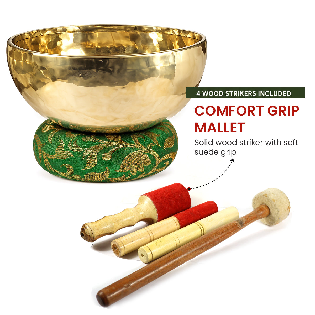 Meditation Bowl with Cushion