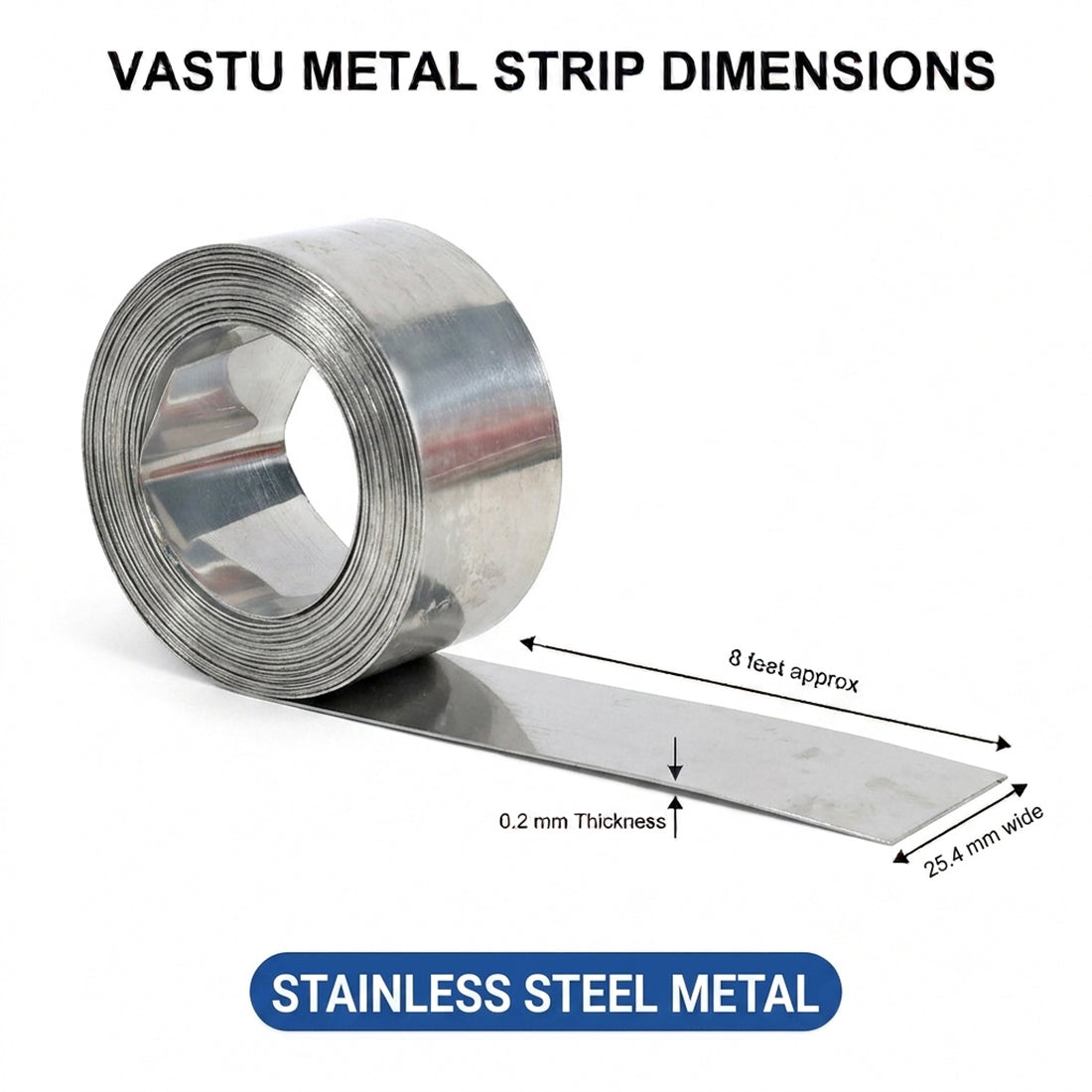 Stainless Steel Vastu Strip for Home