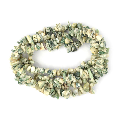 Tree Agate Crystal Mala | Natural Healing Gemstone Necklace for Peace & Abundance