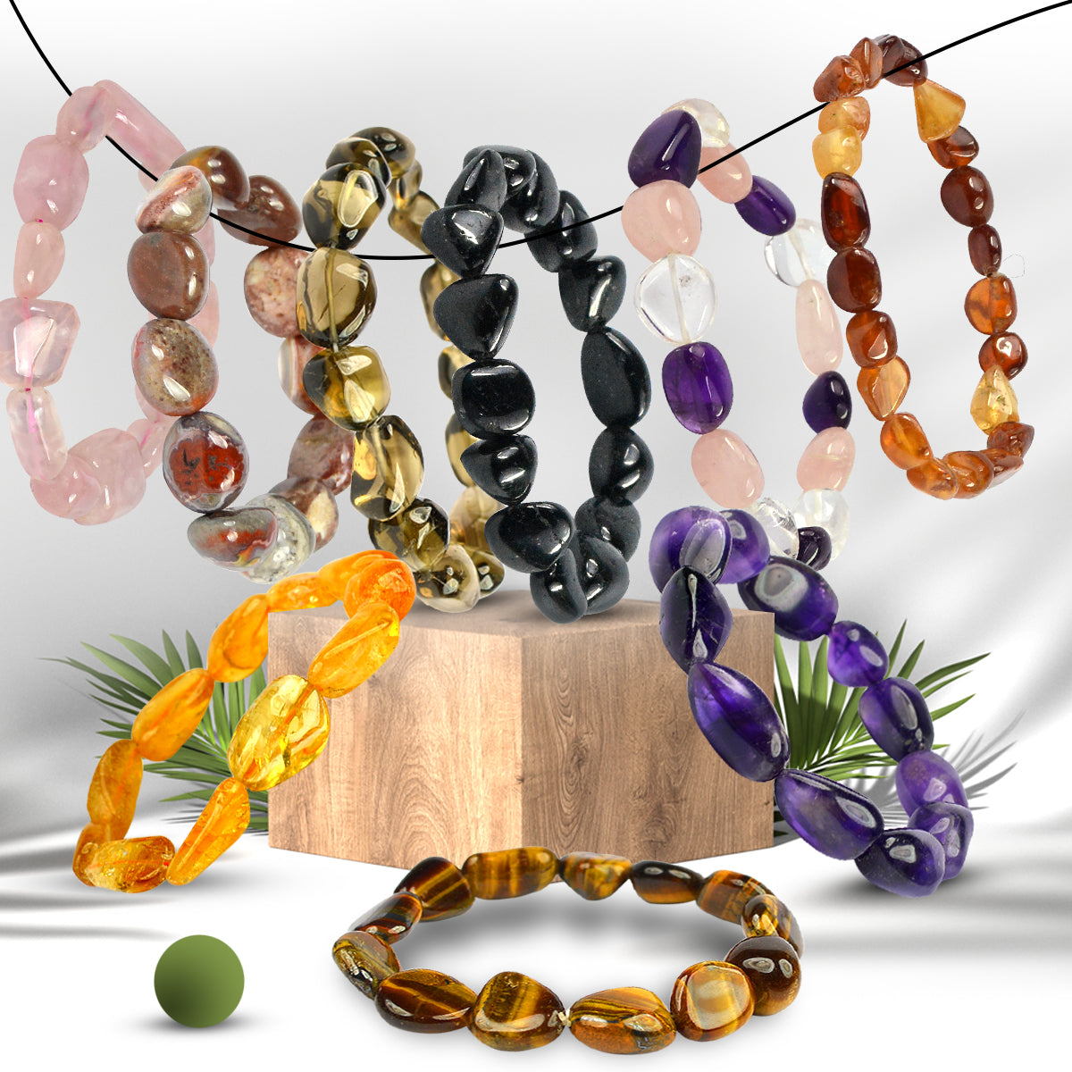 Tumbled Beads Bracelets