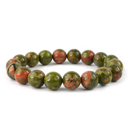 Unakite Crystal Bracelet | Natural Healing Gemstone Bracelet for Balance & Emotional Healing