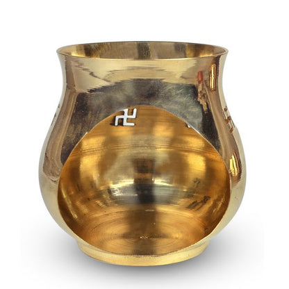 Vastu Brass Camphor Lamp for Home and Office Temple