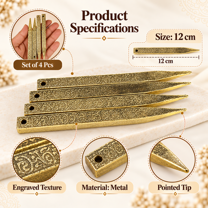 Metal Vastu Keel Rod for Space Balancing Practices