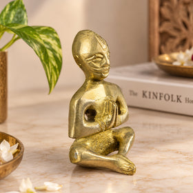 Brass Vastu Purush for Vastu Remedy | Pure Brass Vastu Purusha Idol for Home, Office, Shop & Temple | Vastu Dosh Nivaran Statue for Positive Energy, Prosperity & Spiritual Décor