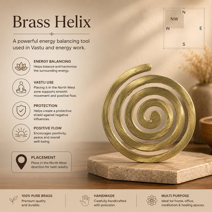 Vastu Tool Combo with Lead, Copper, Aluminium & Brass Helix, Directional Vastu Tools