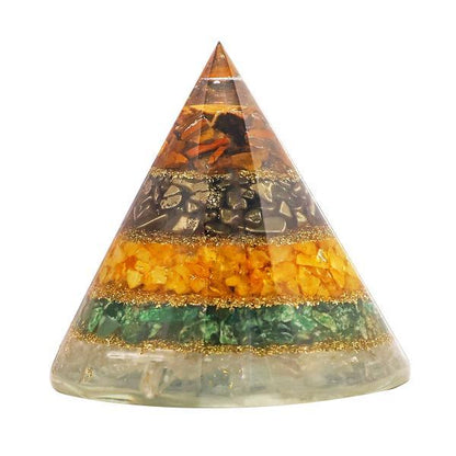 Prosperity Orgone Pyramid Spiritual Feng Shui Decor